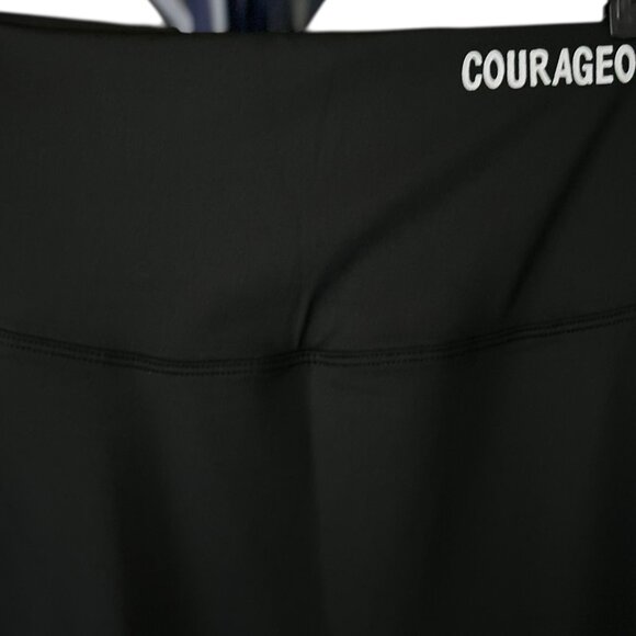 Courageous Black Straight Leg Leggings-Size L-Foam Butt Pads That Shape & Round - Picture 4 of 9